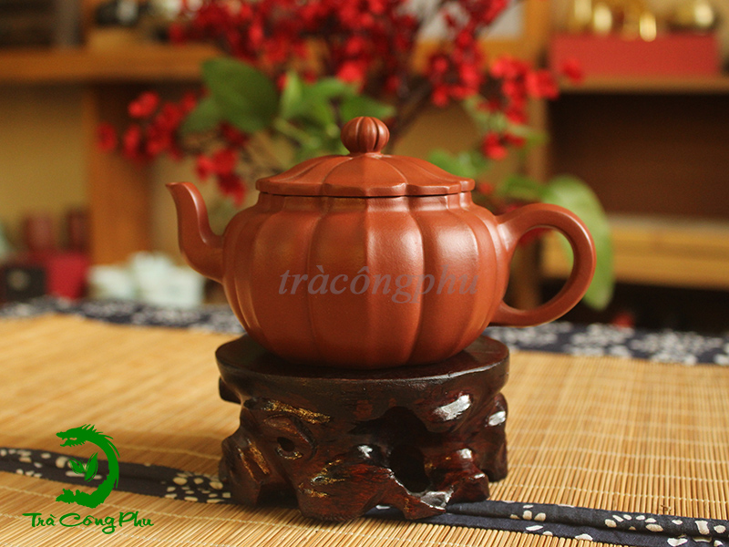 Ấm Tử Sa Lăng Hoa Cúc Nụ Cao Cấp ATS1093